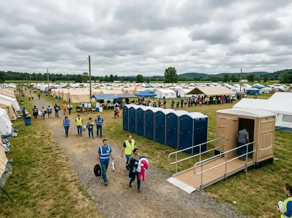disaster-relief-camp-restrooms-010 — frequently asked questions, Dumpster & Portable Bathrooms Rental in Fairmont, WV